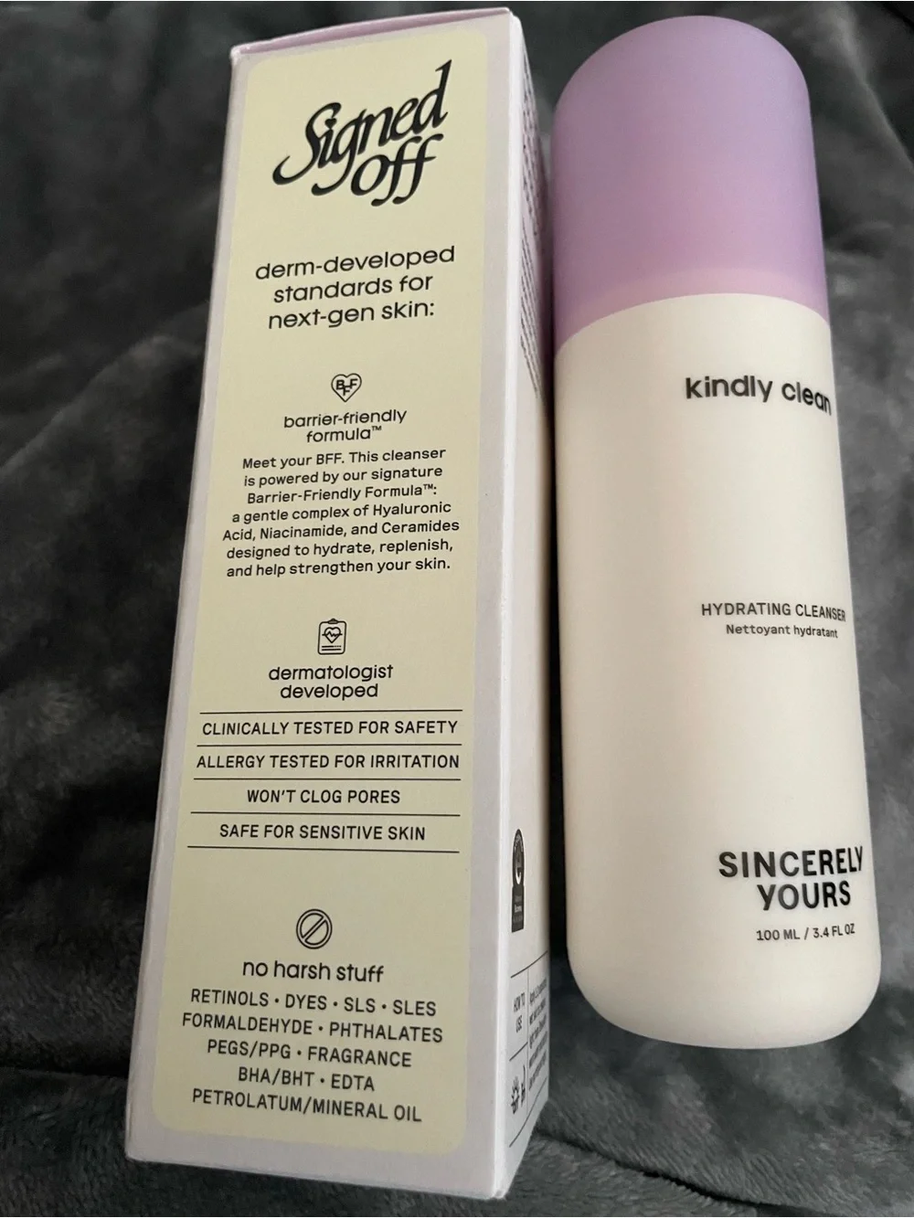 Sincerely Yours Kindly Clean Hydrating Cleanser — NEW
